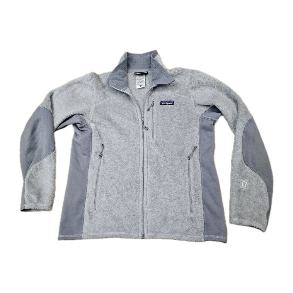 Patagonia Women’s R2 Polartec Full Zip Fleece Jacket Gray Medium